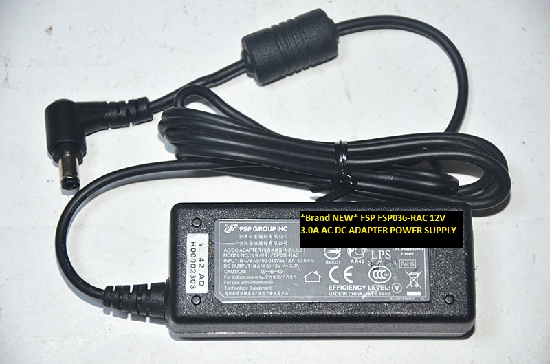 *Brand NEW*FSP FSP036-RAC 5.5*2.5 AC100-240V 12V 3.0A AC DC ADAPTER POWER SUPPLY